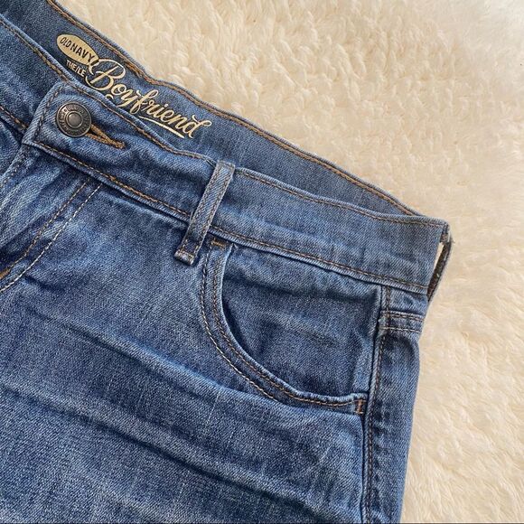 Old Navy The Boyfriend Jean Shorts Size 2 Blue Lightly Distressed🔥 - Picture 2 of 4